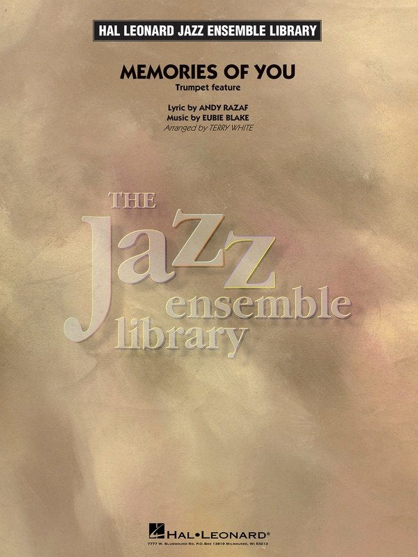 Memories of You (trumpet Feature) Je4 Sc/pts