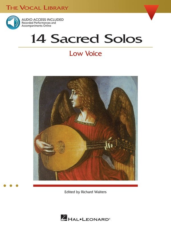 14 Sacred Solos Low Voice Bk/ola