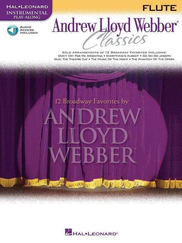 Andrew Lloyd Webber Classics Flute Bk/cd