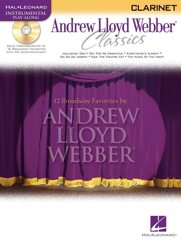 Andrew Lloyd Webber Classics Clarinet Bk/cd