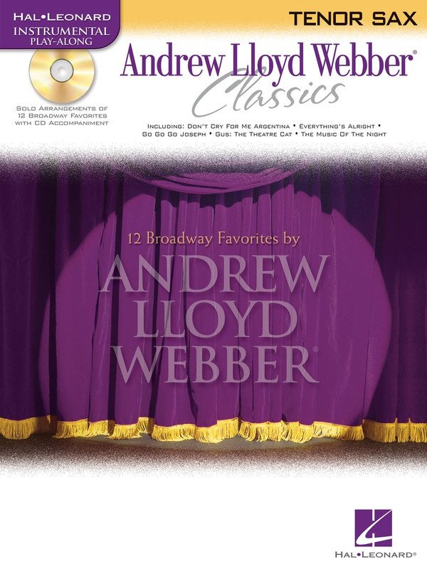 Andrew Lloyd Webber Classics Tenor Sax Bk/cd