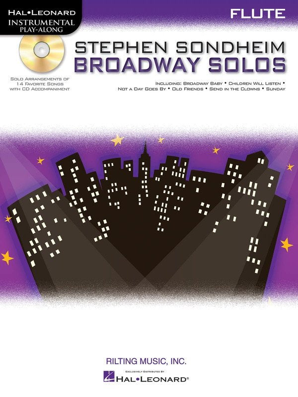 Stephen Sondheim Broadway Solos Bk/cd Flute