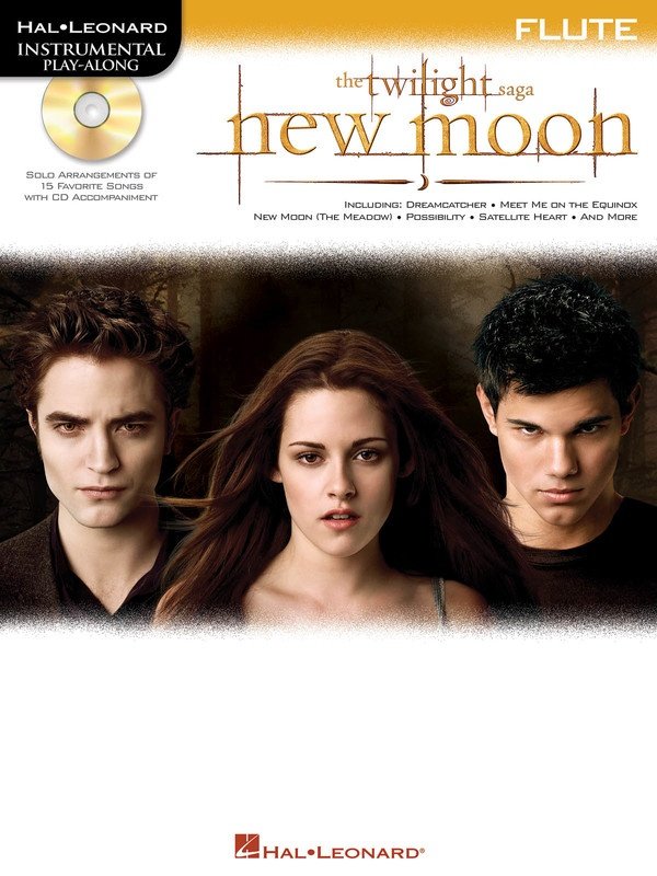 Twilight New Moon Bk/cd Flute
