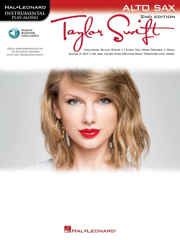 Taylor Swift Alto Sax Playalong 2nd Ed Bk/ola
