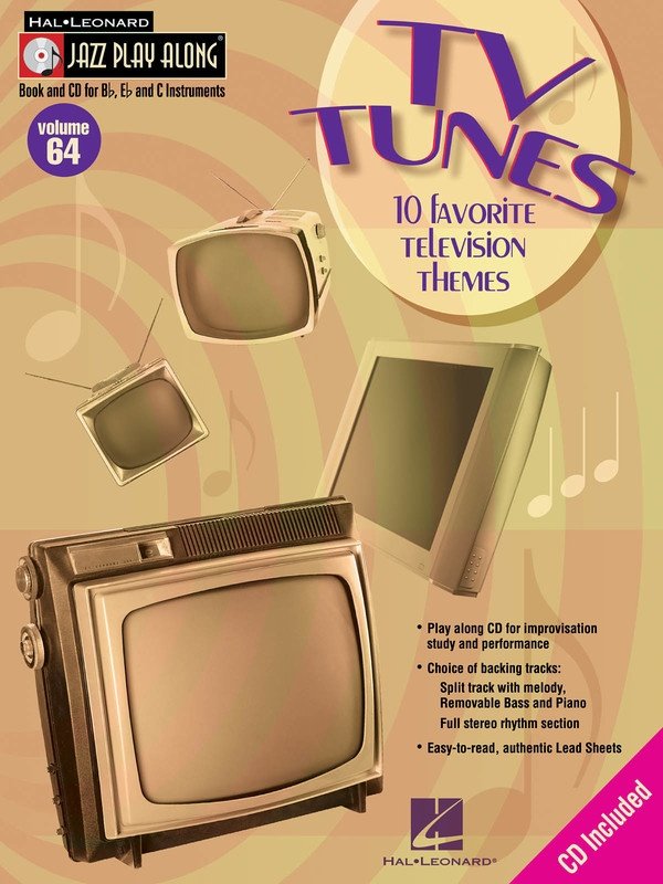 Tv Tunes Jazz Play Along Bk/cd Vol 64