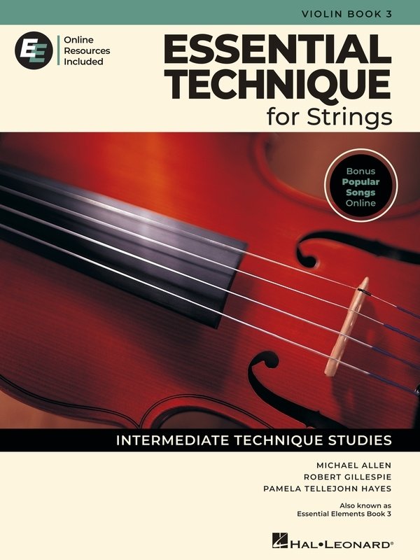 ESSENTIAL TECHNIQUE FOR STRINGS VIOLIN BK 3 BK/OLM EEI