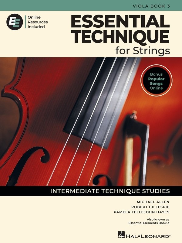 ESSENTIAL TECHNIQUE FOR STRINGS VIOLA BK 3 BK/OLM EEI