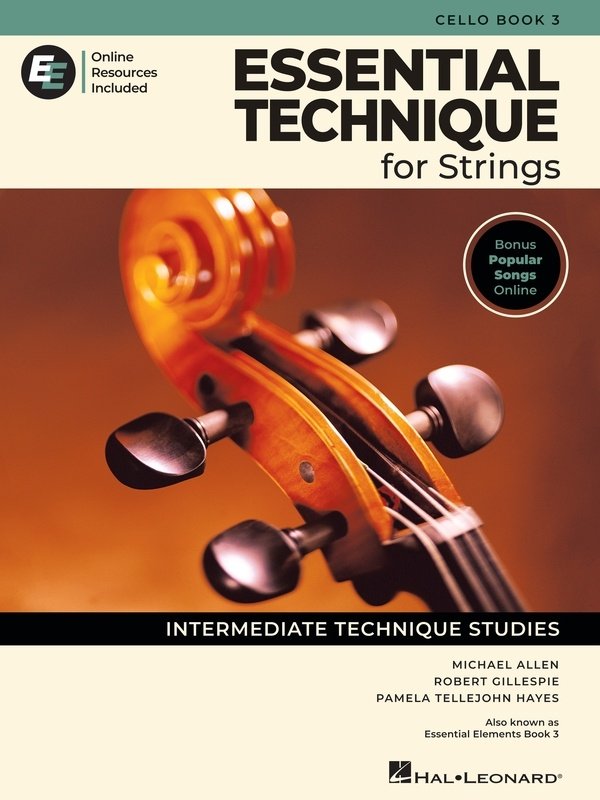 ESSENTIAL TECHNIQUE FOR STRINGS CELLO BK 3 BK/OLM EEI
