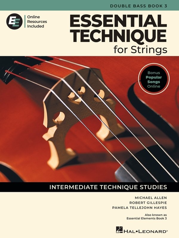 ESSENTIAL TECHNIQUE FOR STRINGS DOUBLE BASS BK 3 BK/OLM EEI