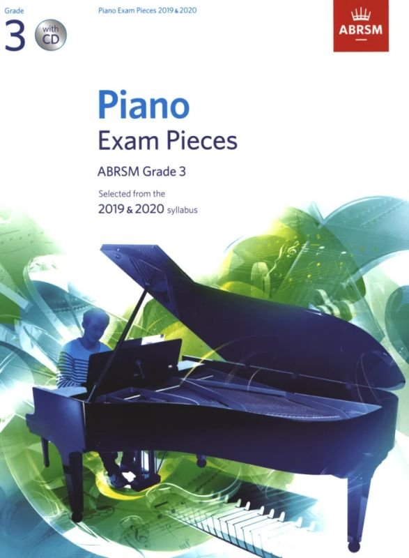Abrsm Piano Exam Pieces 2019-2020 Gr 3 Bk/cd