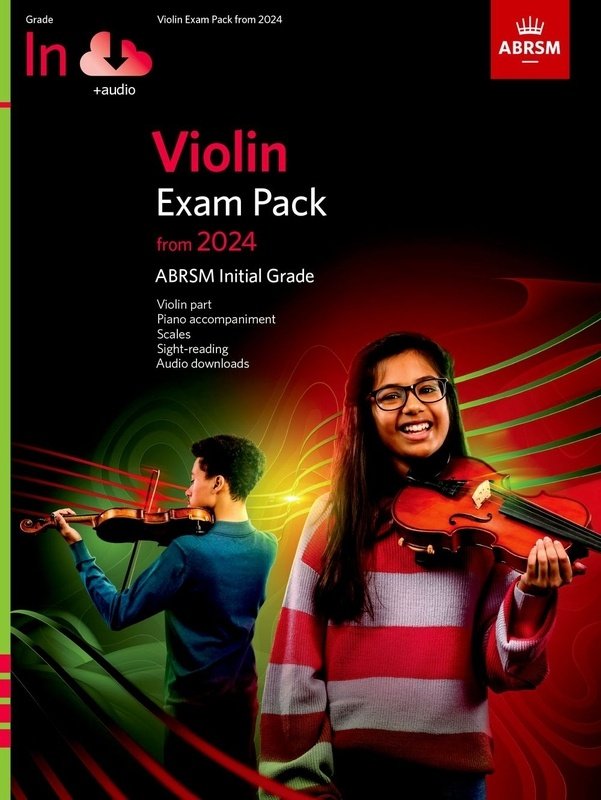 Violin Exam Pack From 2024 Initial Violin/piano/audio