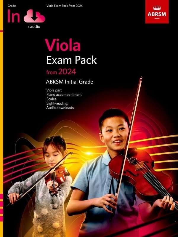 Viola Exam Pack From 2024 Initial Viola/piano/audio