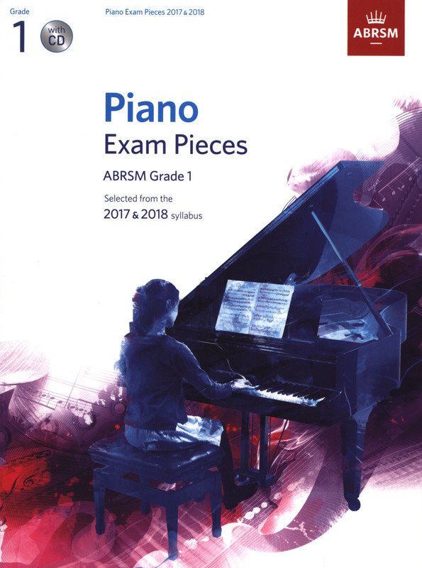 Abrsm Piano Exam Pieces 2017-2018 Gr 1 Bk/cd