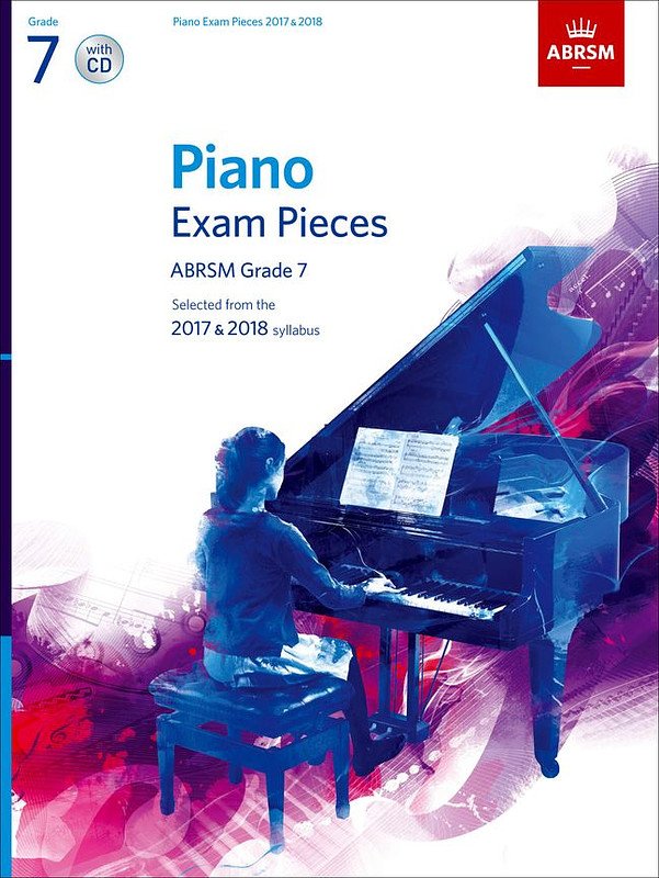 Abrsm Piano Exam Pieces 2017-2018 Gr 7 Bk/cd