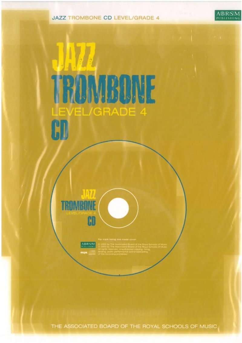 Abrsm Jazz Trombone Grade 4 Cd Only