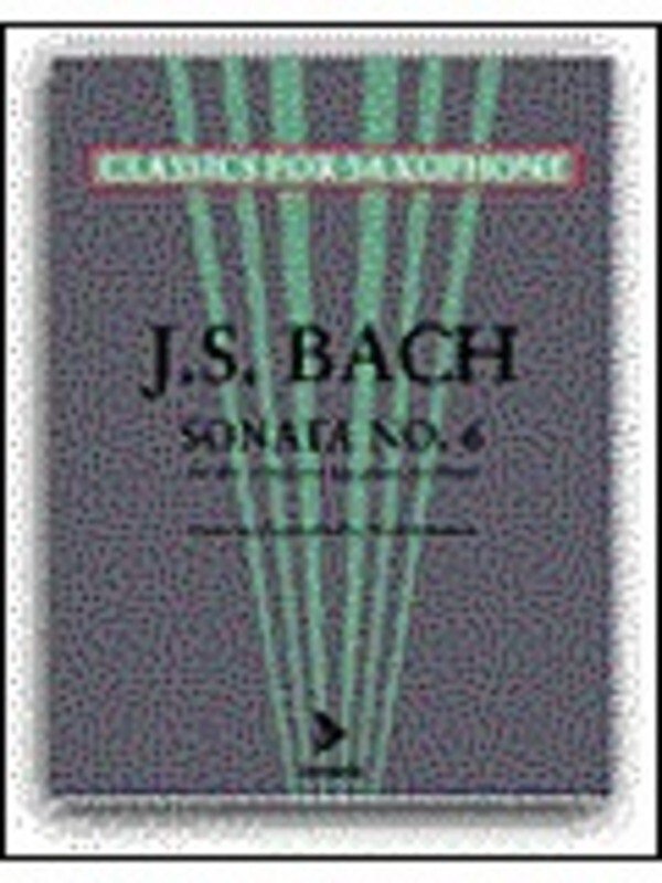 Bach - Sonata No 6 for Alto or Baritone Sax/piano