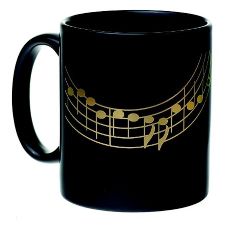 Mug Staff Black and Gold