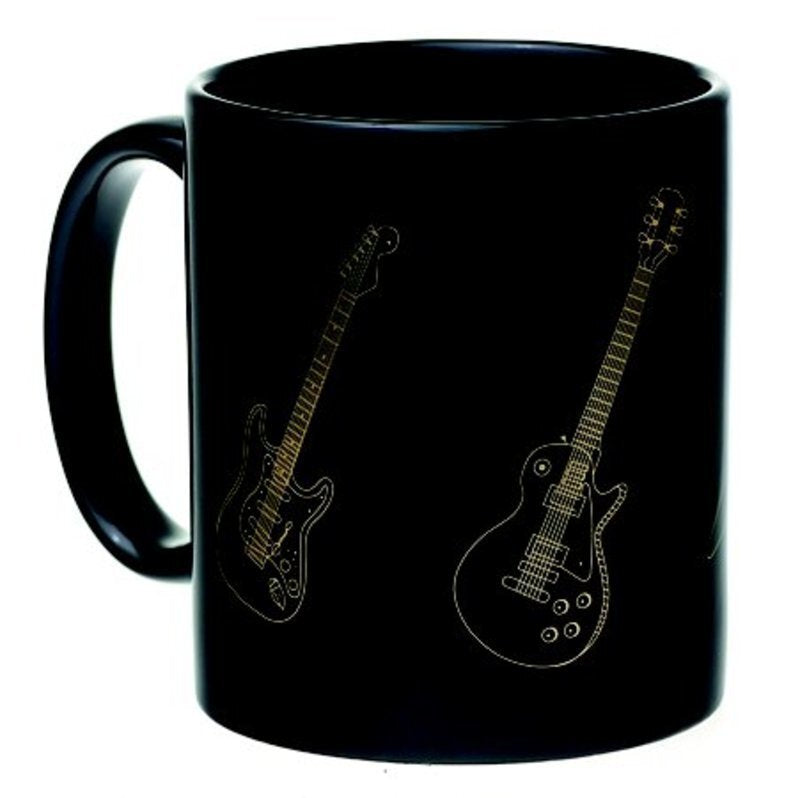Mug Guitars Black and Gold