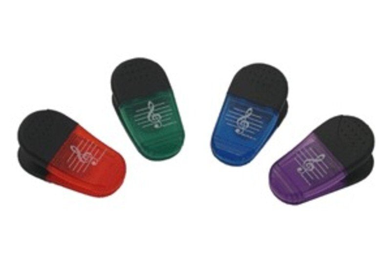 Magnetic Power Clip Treble Clef Asst Colours