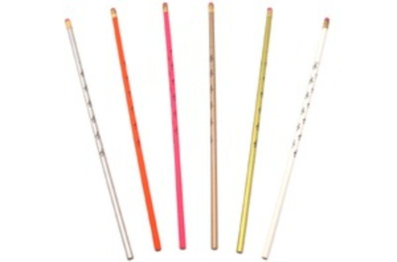 Pencil Stick 35cm Long G Clef Assorted Colours