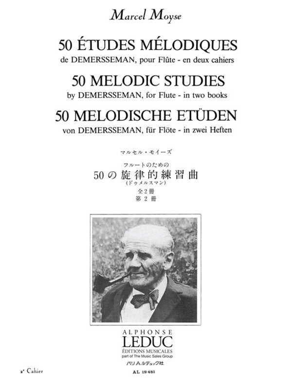 Moyse - 50 Melodic Studies Demersseman Vol 2 Flute