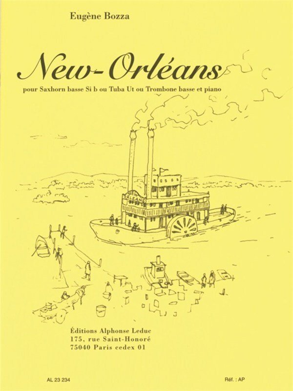 Bozza - New Orleans Bass Sax Bass Trombone or Tuba/piano