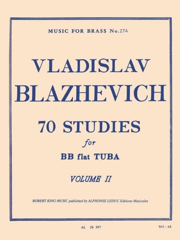 Blazhevich - 70 Studes for Tuba Vol 2