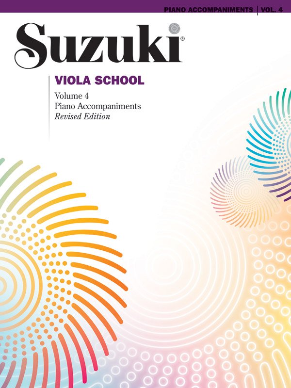 Suzuki Viola School Vol 4 Piano Accompaniment