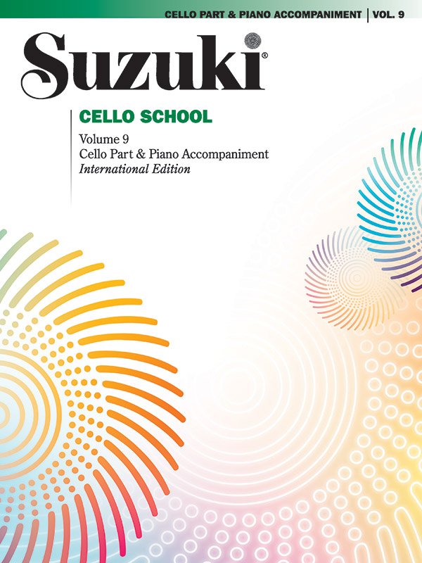 SUZUKI CELLO SCHOOL VOL 9 CELLO PART & PIANO ACCOMPANIMENT
