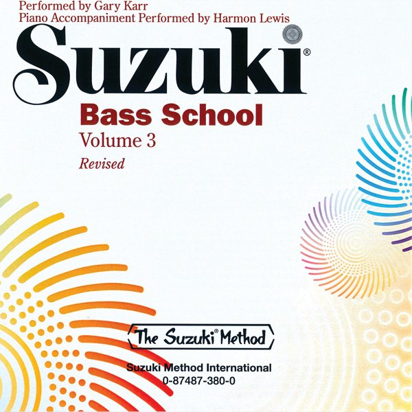 Suzuki Bass School Vol 3 Cd