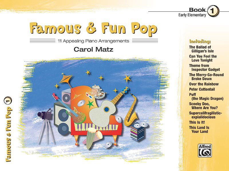 FAMOUS AND FUN POP BK 1