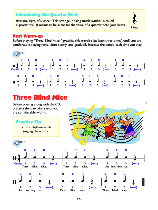 Alfreds Kids Drum Course 1 Snare Starter Kit Bk/ola
