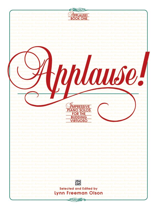 Applause Bk 1 Impressive Piano Solos Ed Olson