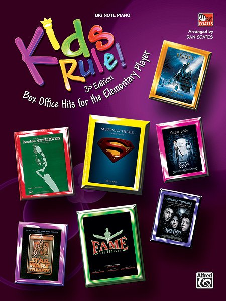Kids Rule Box Office Hits 3rd Ed Big Note Piano