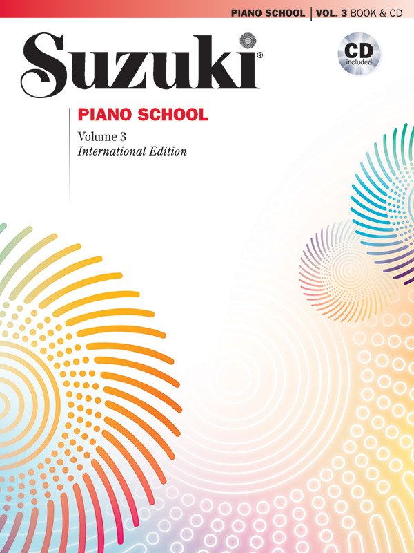 SUZUKI PIANO SCHOOL VOL 3 BK/CD