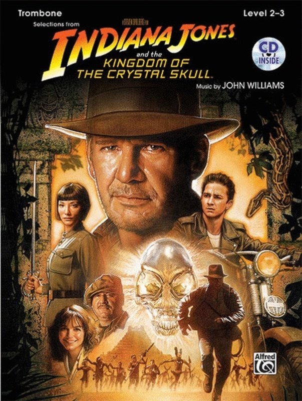 Indiana Jones Kingdom Crystal Skull Trombone Bk/cd