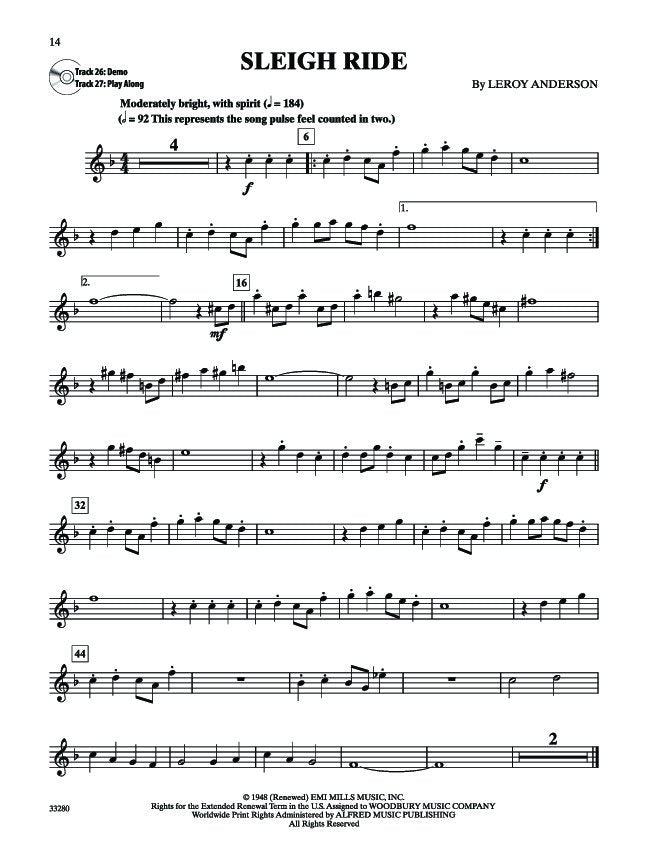 Easy Christmas Instrumental Solos Tenor Sax Bk/cd