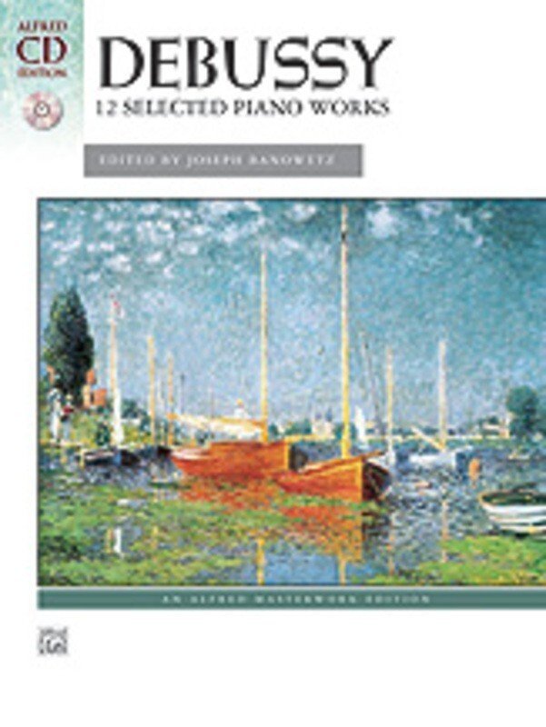 Debussy - 12 Selected Piano Works Bk/ola