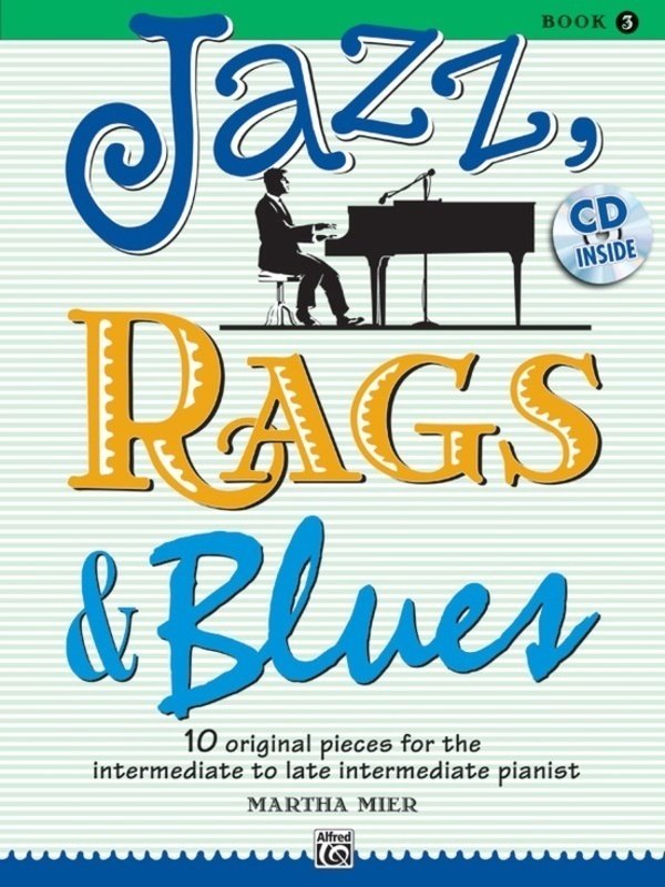 Jazz Rags & Blues Bk 3 Bk/cd