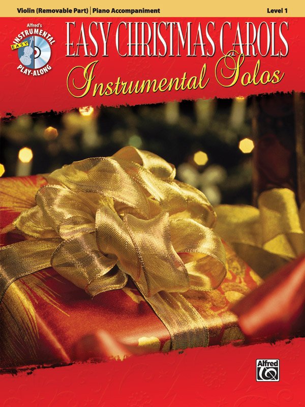 Easy Christmas Carols Instrumental Solos Violin Bk/ola