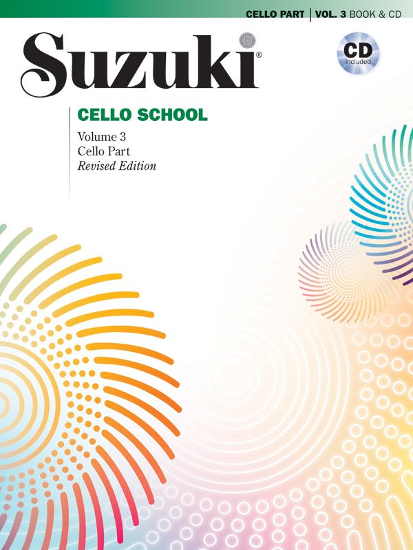 SUZUKI CELLO SCHOOL VOL 3 CELLO PART BK/CD