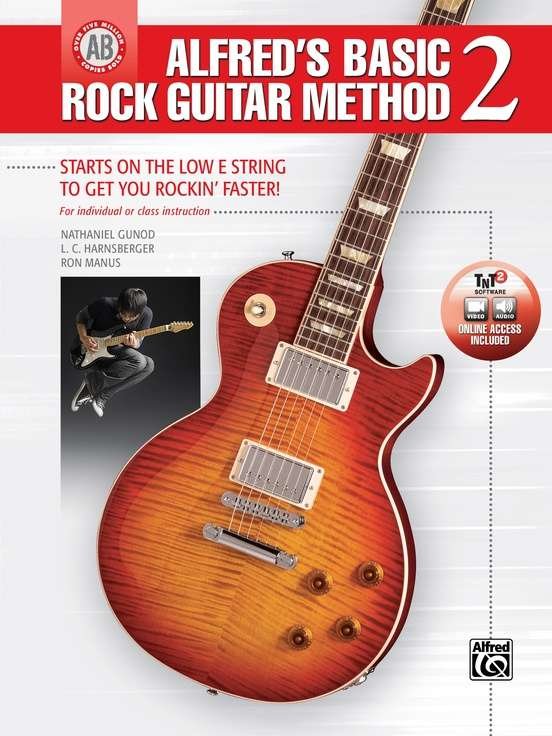 Alfreds Basic Rock Guitar Method 2 Bk/ola
