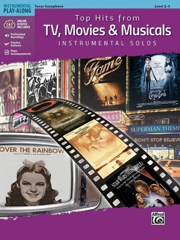 Top Hits From Tv Movies & Musicals Tenor Sax Bk/ola