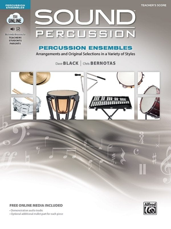 Sound Percussion Ensembles Teachers Score Bk/olm