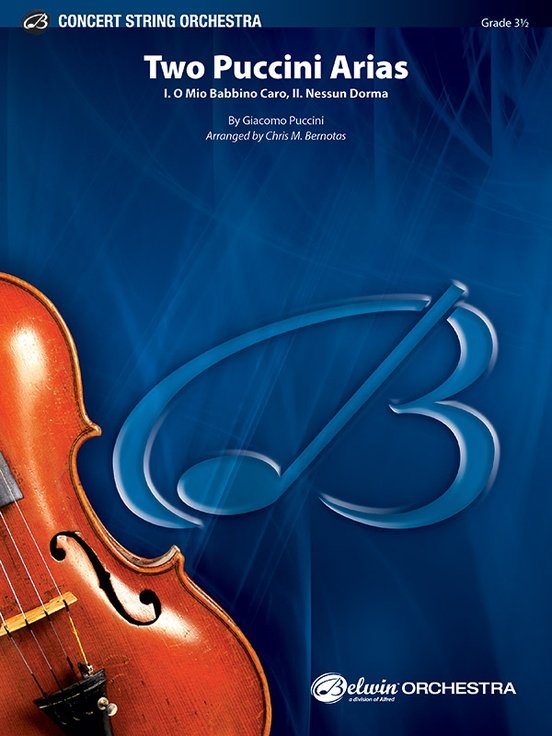 Two Puccini Arias for Full Orchestra Fo3.5 Sc/pts