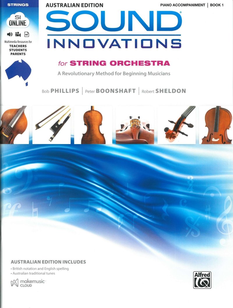 SOUND INNOVATIONS AUST PIANO ACCOMPANIMENT STRINGS BK 1