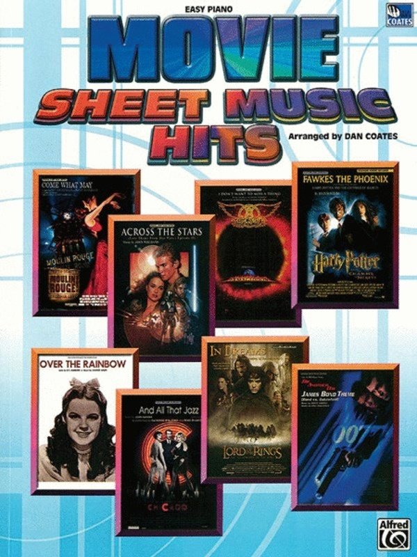Movie Sheet Music Hits Arr Coates Easy Piano