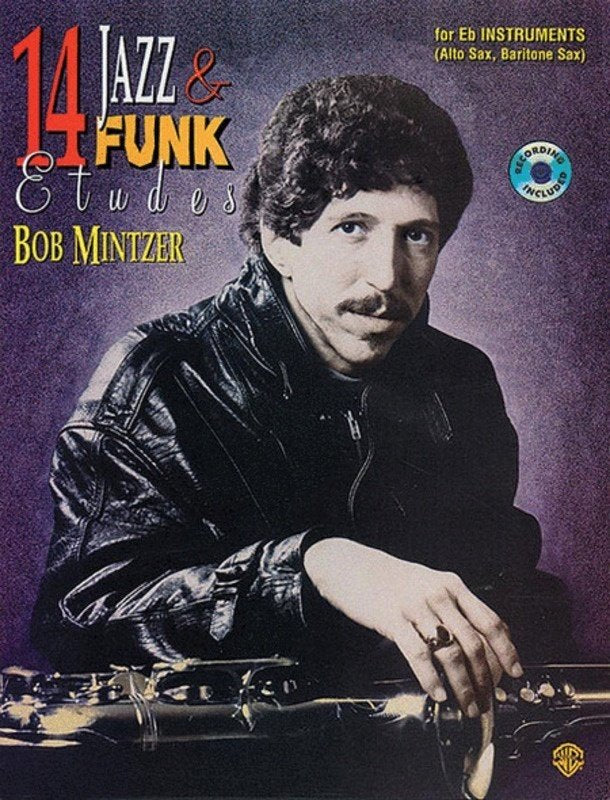 Mintzer - 14 Jazz and Funk Etudes E Flat Instruments Bk/ola