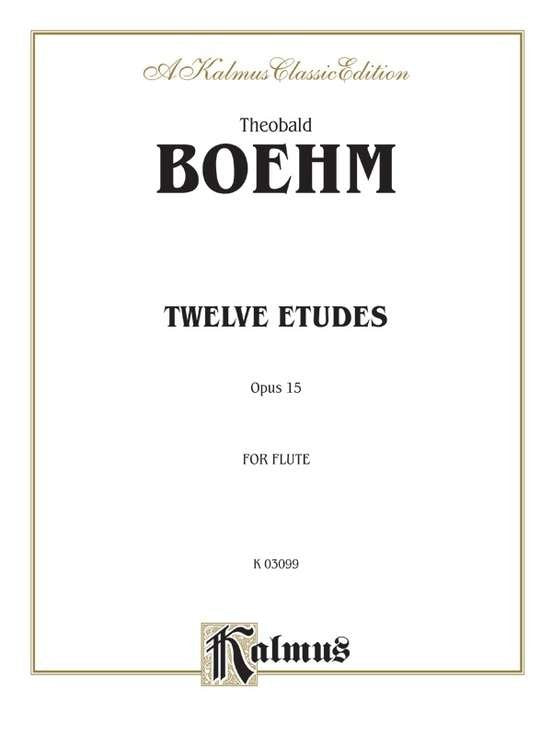 Boehm - 12 Studies Op 15 for Flute