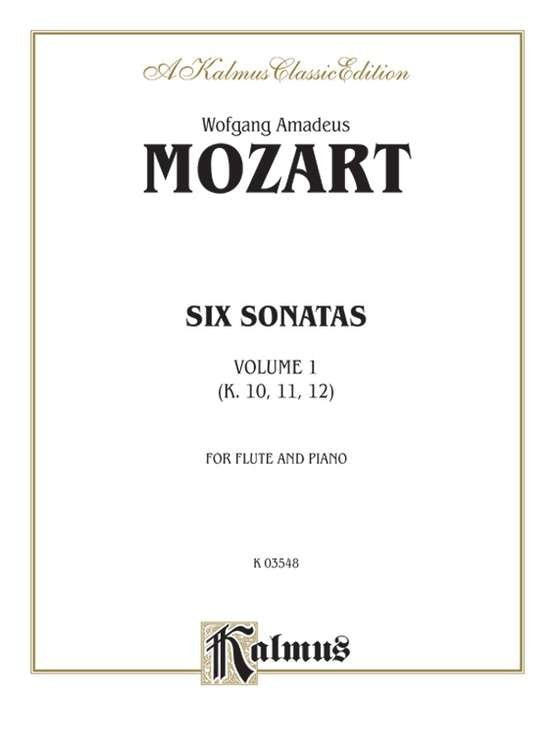 Mozart - 6 Sonatas Vol 1 K 10 to 12 Flute/piano